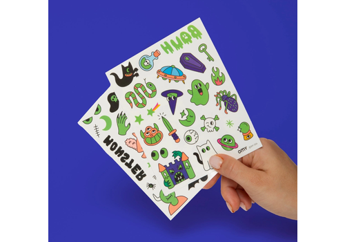  OMY Glow in the Dark Tattoos 