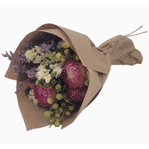  Andaluca Mini Strawflower & Larkspur Bouquet Bundle 