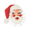 Santa Fan Ornament