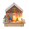 LED Light Up Laser-Cut Family Scene Figurine