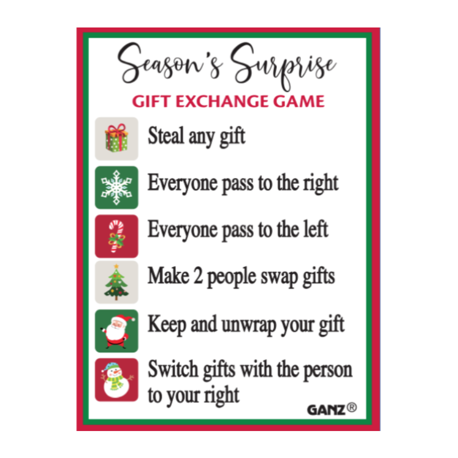 Season's Surprise Gift Exchange Game Charm