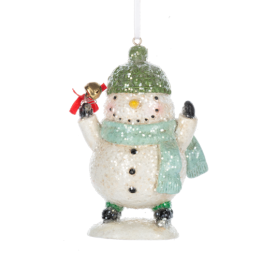 Skating Snowman Ornament