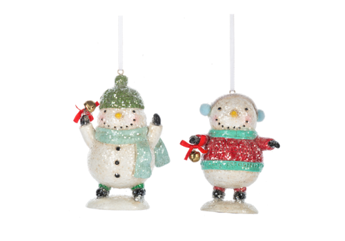  Skating Snowman Ornament 