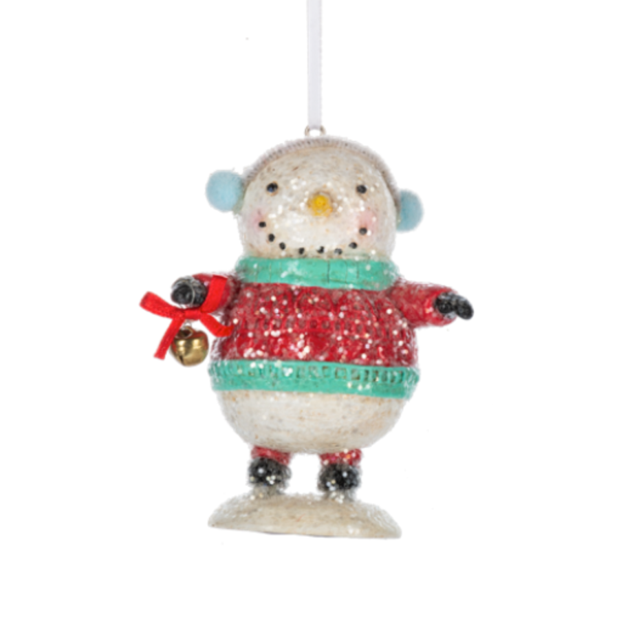 Skating Snowman Ornament