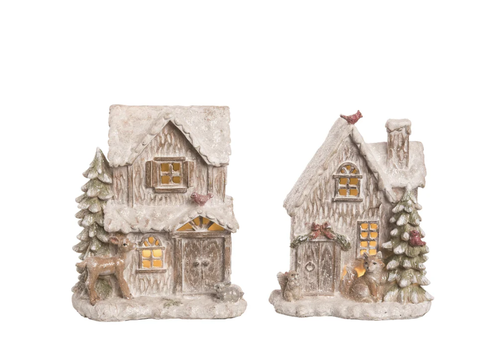  Light Up Holiday Cabin 