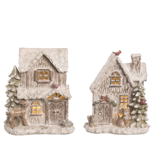  Light Up Holiday Cabin 