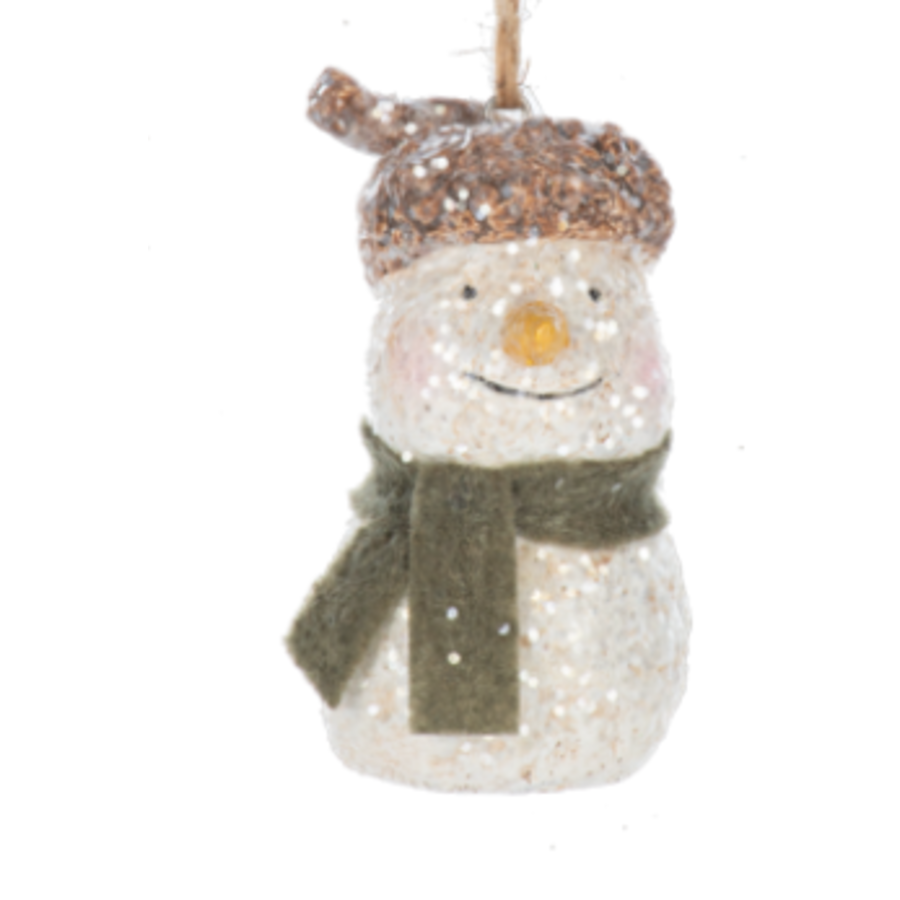 Woodland Snowman Ornament