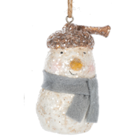 Woodland Snowman Ornament