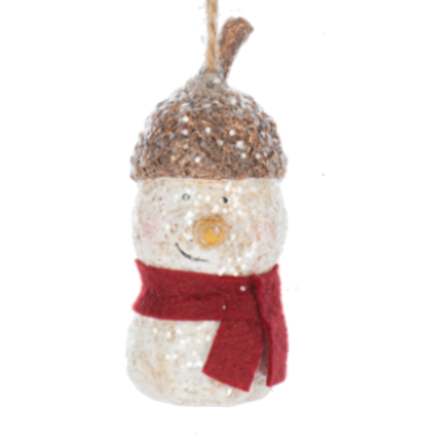 Woodland Snowman Ornament