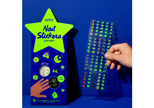  OMY Glow Party GID Nail Stickers 
