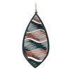 Rain Jewelry Collection Patina Copper Filigree Waves Earrings