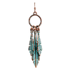 Rain Jewelry Collection Patina Triple Feather Earrings