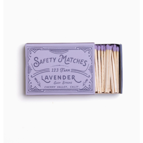 123 Farm Lavender Matches – Boxed Set of 40   123 Farm Lavender Matches – Boxed Set of 40