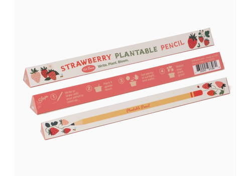  123 Farm Strawberry Plantable Pencil 