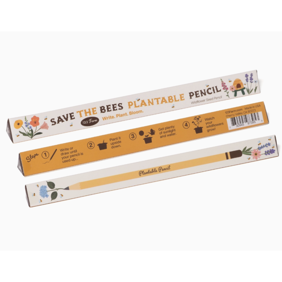 Save the Bees Plantable Pencil