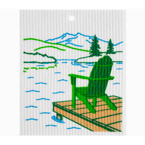  Talla Imports Adirondack Chair Swedish Wash Towel 