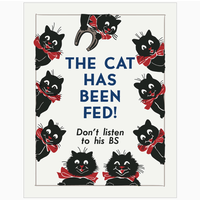 Cat Has Been Fed Don't Listen to His Magnet
