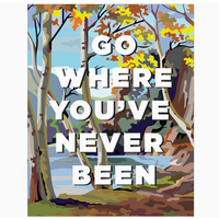 Go Where You've Never Been Magnet