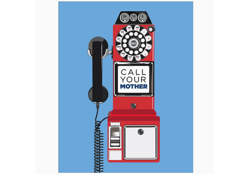  Fridgedoor Call Your Mother Payphone Magnet 