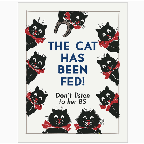  Fridgedoor Cat Has Been Fed (Her) Magnet 