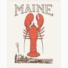 Fridgedoor Maine Lobster & Fish Shanty Magnet
