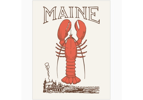  Fridgedoor Maine Lobster & Fish Shanty Magnet 