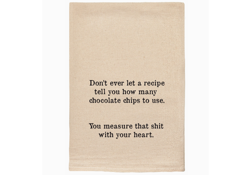  ellembee gift Don't Let A Recipe Tell You Tea Towel 