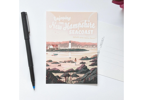  Kat Maus Haus Illustration NH Seacoast Postcard 