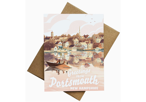  Kat Maus Haus Illustration Greetings from Portsmouth Boxed Cards 