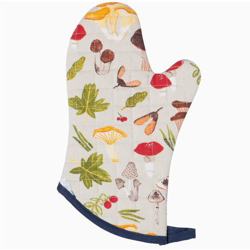  Now Designs by Danica Field Mushrooms Oven Mitt 