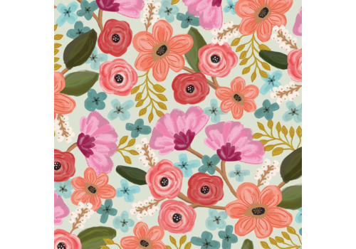  Jillson & Roberts Gypsy Floral Wrapping Paper 