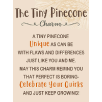 Tiny Pine Cone Charm