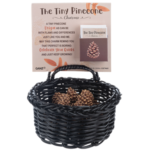 Tiny Pine Cone Charm   Tiny Pine Cone Charm