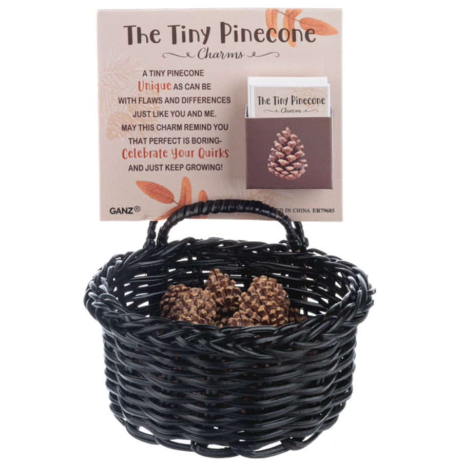 Tiny Pine Cone Charm