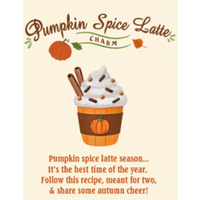 Pumpkin Spice Latte Charm