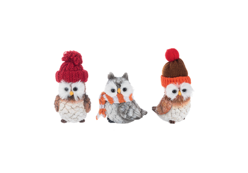  Owl Figurine 