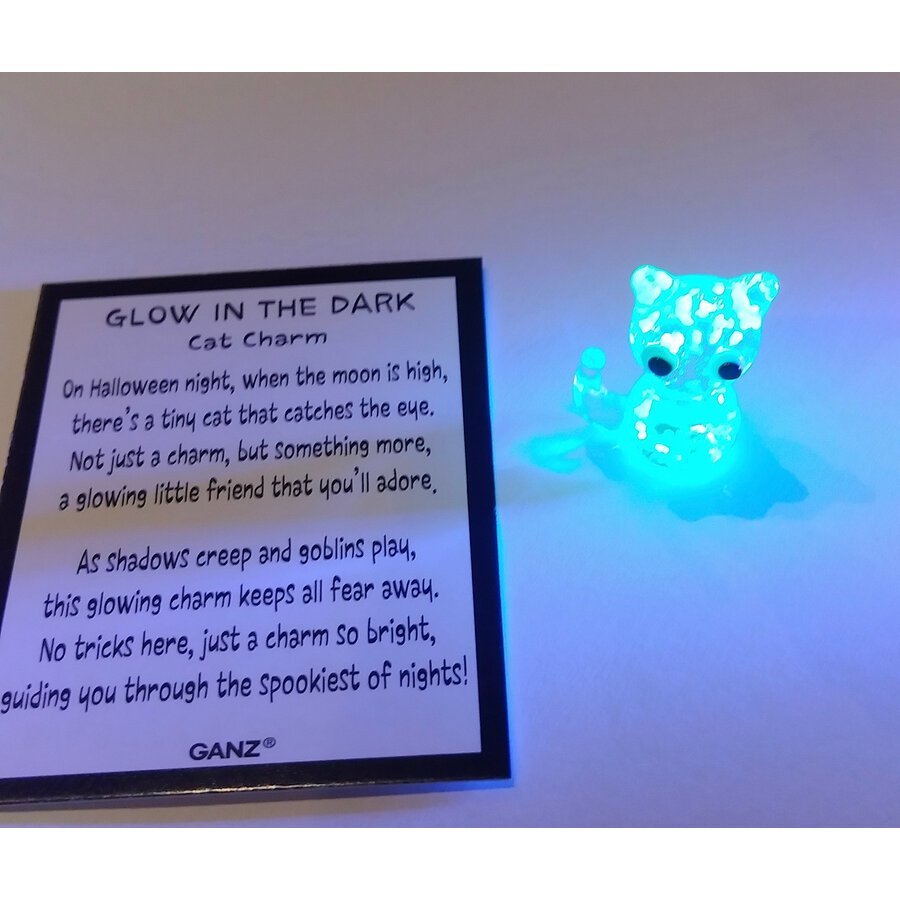 Glow in the Dark Cat Charm