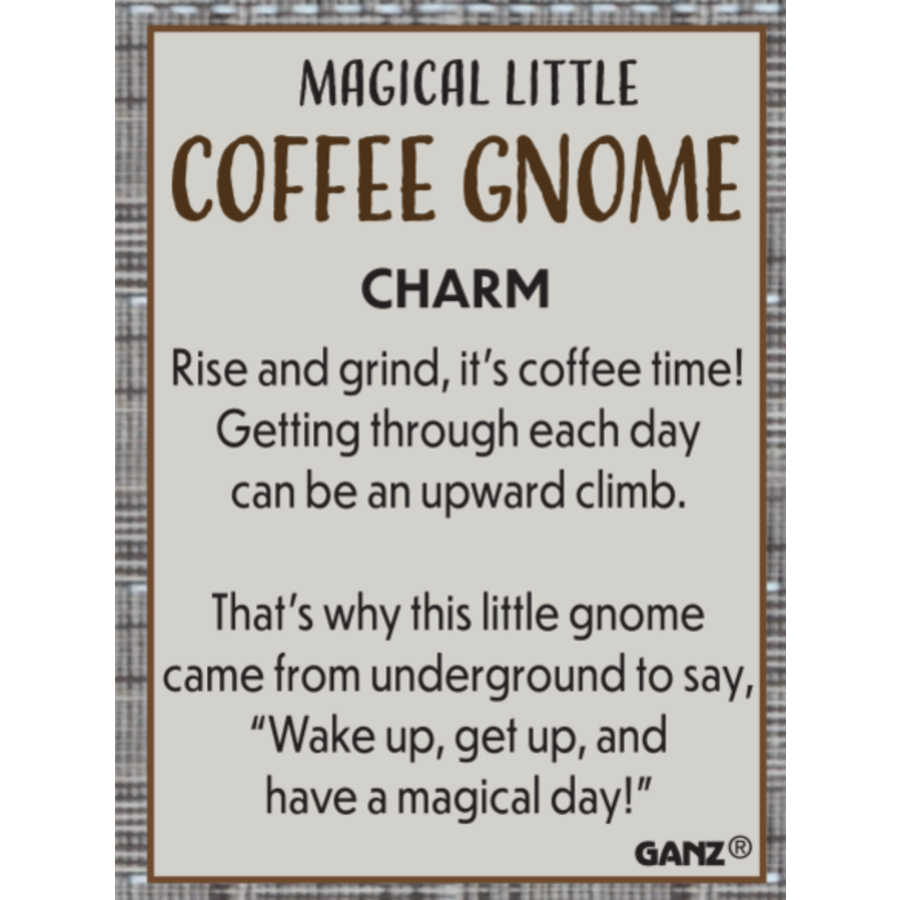 Coffee Gnome Charm