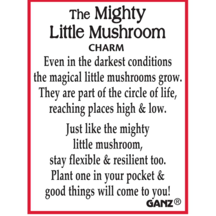 The Mighty Little Mushroom Charm