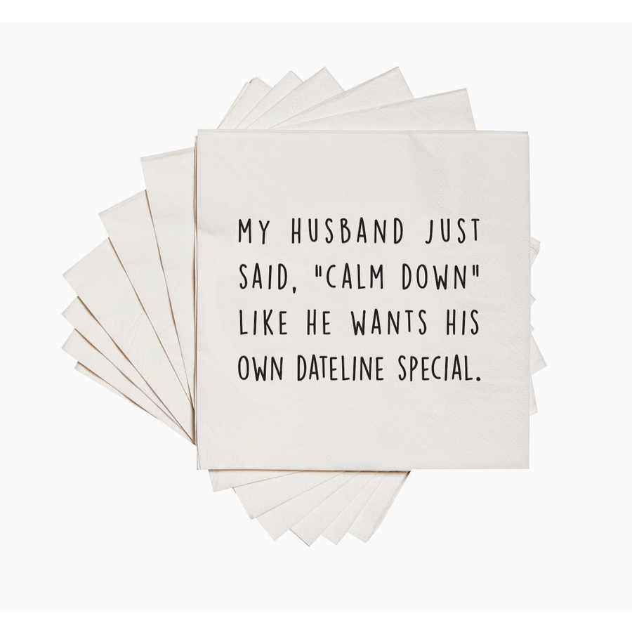 My Husband Just Said Cocktail Napkins