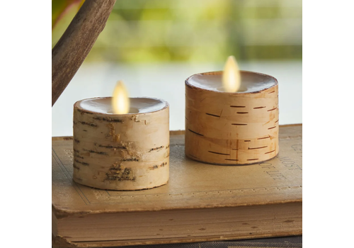  K & K Interiors Inc Two Pack Birch Luminara Indoor Tealights 2" 