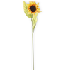 K & K Interiors Inc 21" Orange Real Touch Sunflower Stem