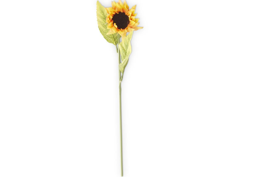  K & K Interiors Inc 21" Orange Real Touch Sunflower Stem 