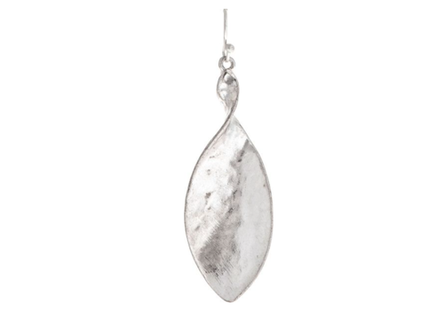  Rain Jewelry Collection Silver Twisted Ellipse Earrings 