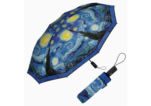  Raincaper VG Starry Night Folding Travel Umbrella_ 