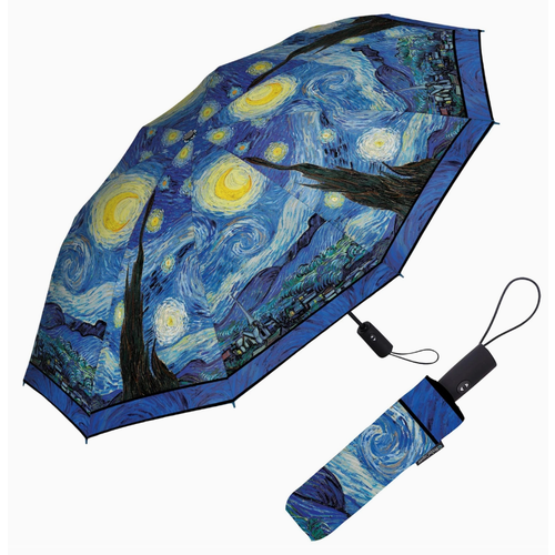  Raincaper VG Starry Night Folding Travel Umbrella_ 