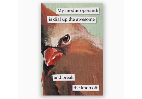  The Mincing Mockingbird Modus Operandi Magnet 