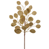 24" Gold Eucalyptus Spray