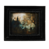 6" Spooky Nights Mini Framed Print