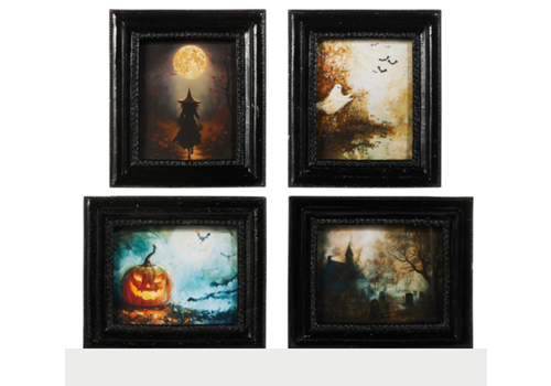 6" Spooky Nights Mini Framed Print   6" Spooky Nights Mini Framed Print